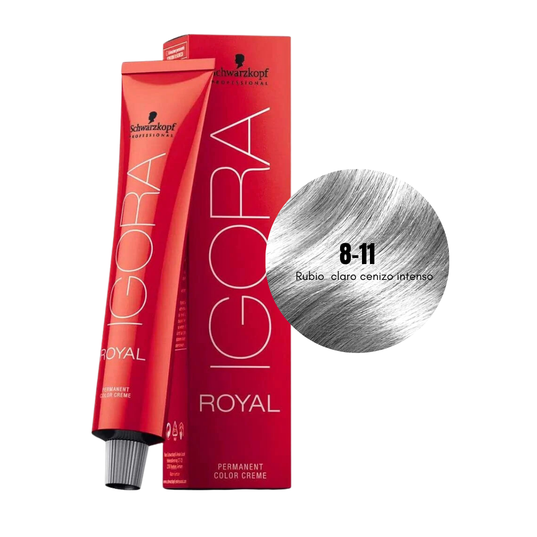 Tinte Para Cabello Igora 8-11 Peróxido Decolorante Schwarzkopf 60ml