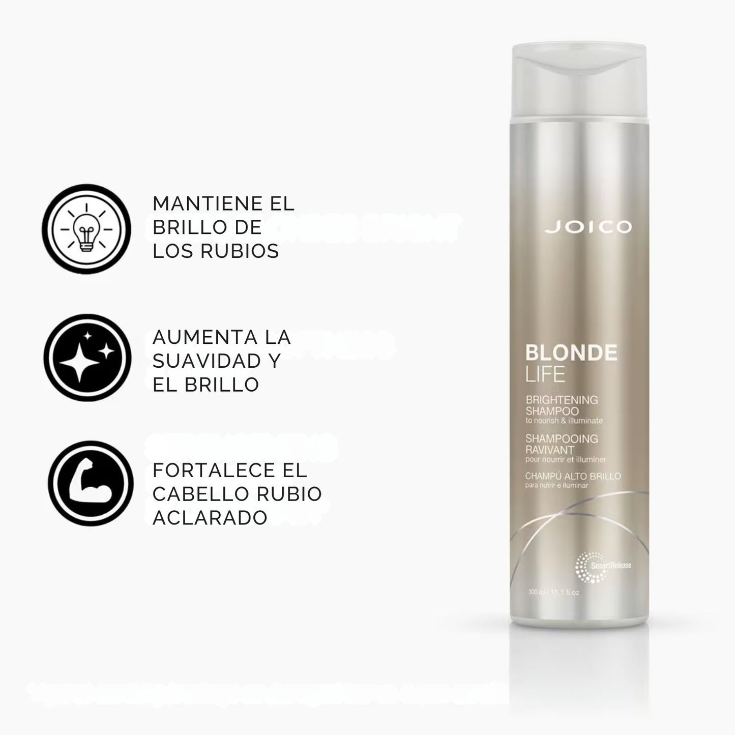 Joico Blonde Life Shampoo 300ml, Acondicionador 250ml Duo