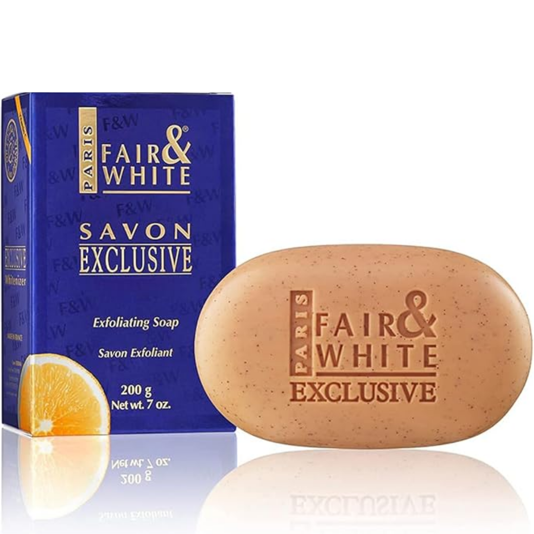 Jabón Exfoliante Facial Con Vitamina C Y Karité Blanqueador Antimanchas Aclarante Cuidado De La Piel Fair&white 200gr