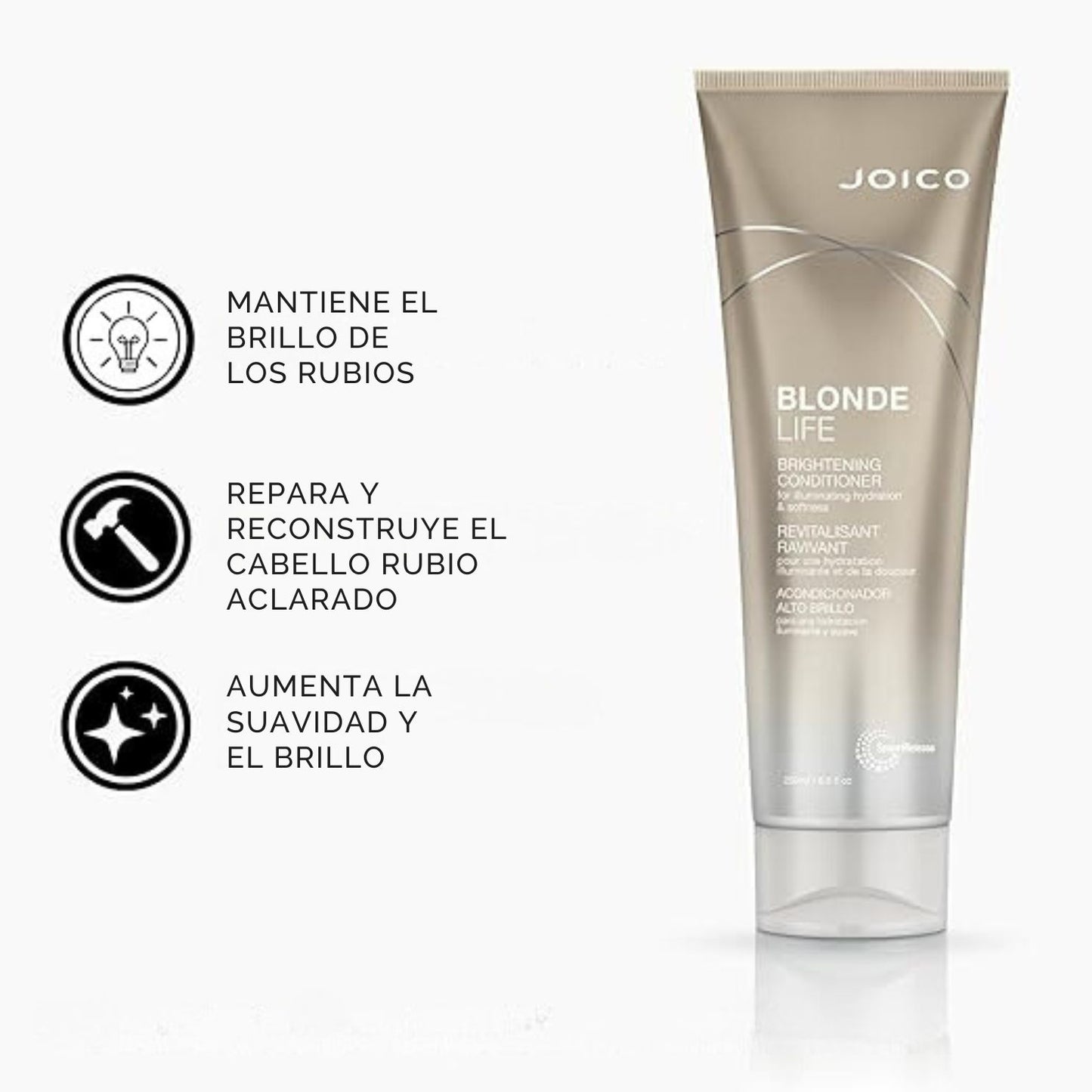 Joico Blonde Life Shampoo 300ml, Acondicionador 250ml Duo