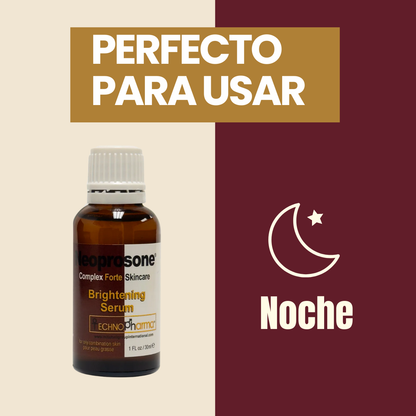 Serum Express Neoprosone Aclara Anti Manchas Technopharma Vitamina C Despigmentante Ácido Hialurónico Niacinamida Iluminador Hidratante Para Melasma Marcas Acné Antiedad 30ml