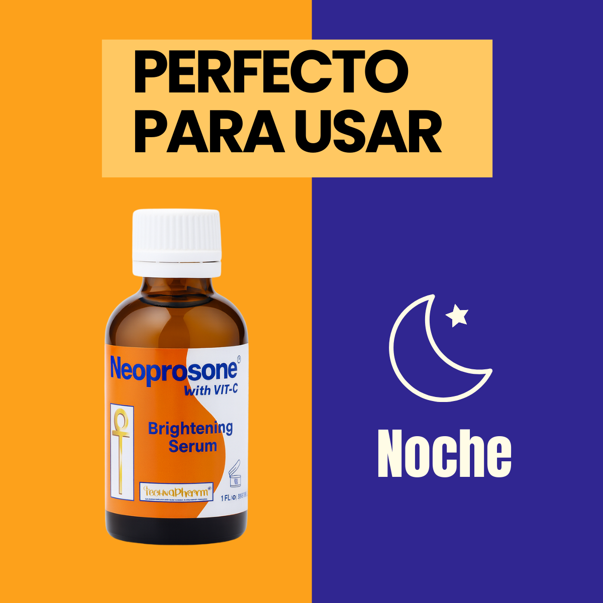 Serum Vitamina C Gel Neoprosone Despigmentante de Manchas- Con Vitamina C Y Alfa Arbutina30 ml