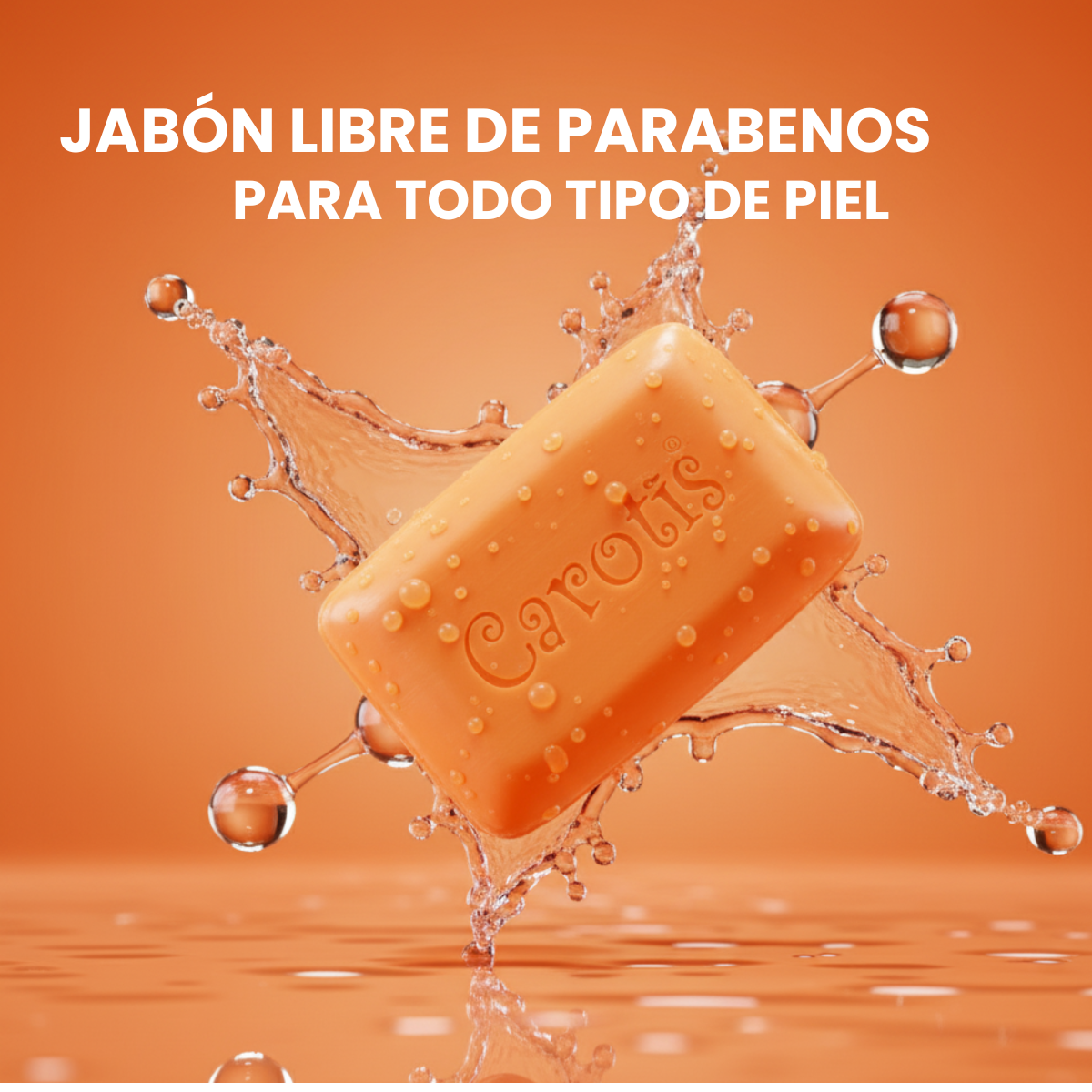 Carotis Skin Active Limpiador Facial Express Aclara Antimanchas con Vitamina C + Extracto Zanahoria + Vitamina Aclarante Despigmentante Blanqueador Piel Mixta Jabon Kojie San Acido Kojico 80gr