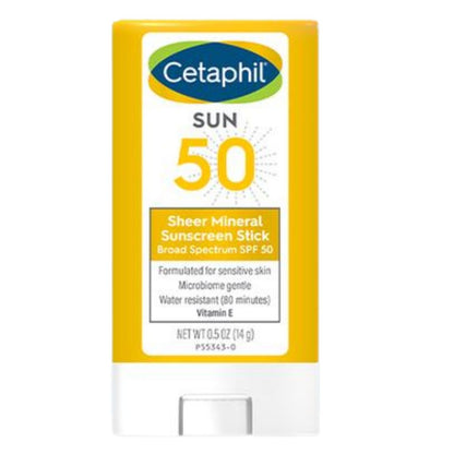 Cetaphil Protector Sheer Mineral Sunscreen Stick Spf50 1 Unidad