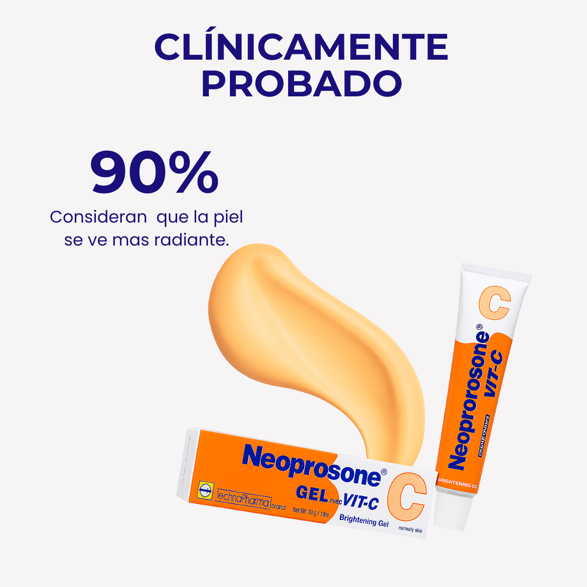 Crema Vitamina C En Gel Neoprosone Despigmentante Aclarante Antimanchas - Con Vitamina C Alfa Arbutina -cuidado De La Piel - 30 Ml