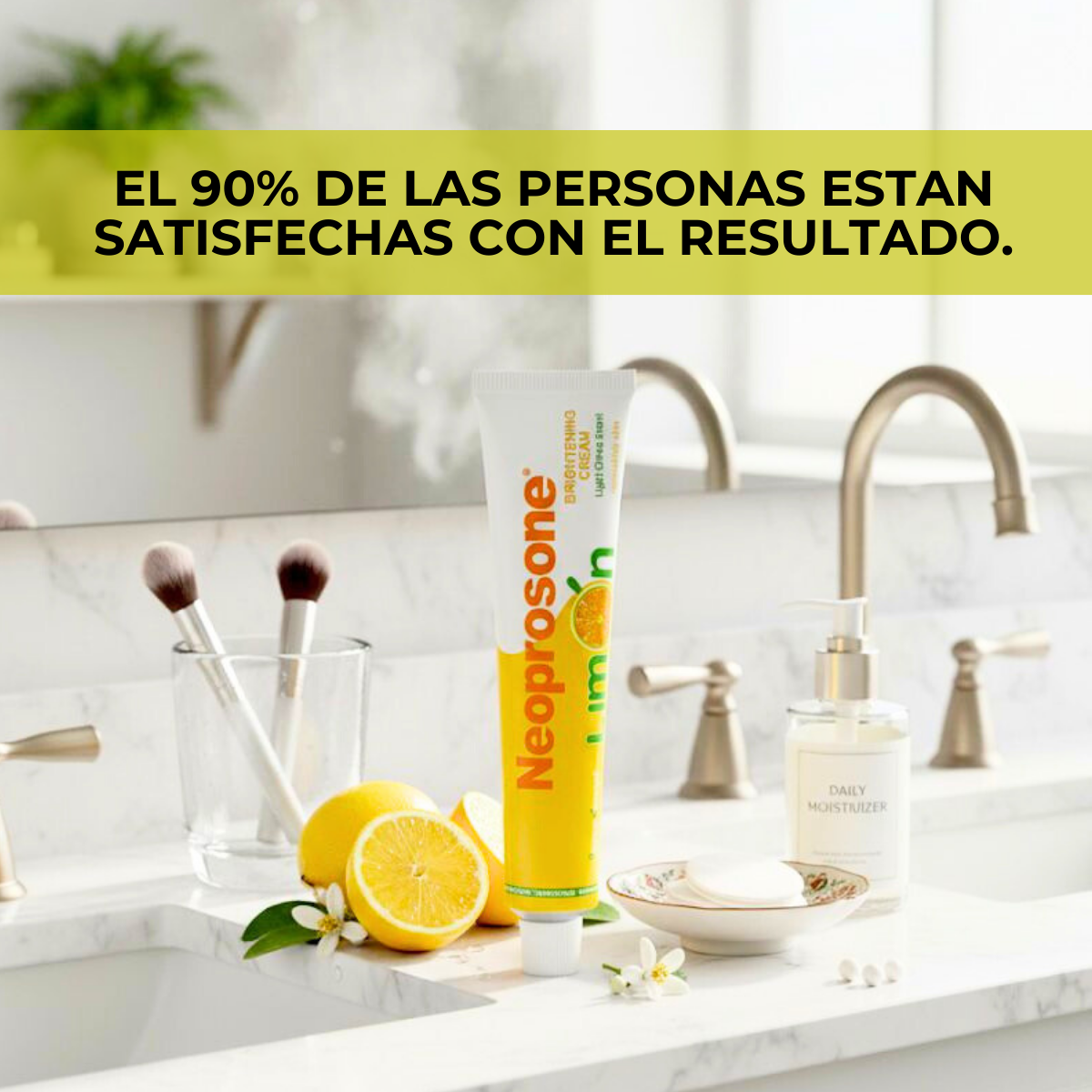 Neoprosone Express Aclara Crema Facial Vitamina C Citricos Alfa Arbtuina Vitamina A Hidrata Reduce Manchas Y Unifica Tono Facial Despigmentante Vitacilina Cicatricure Piel Sensible Borra Cicatriz 50G