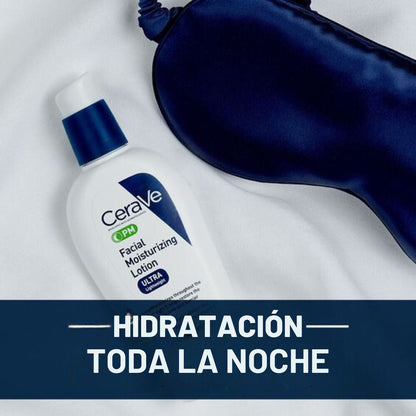 Cerave Loción Hidratante Facial Pm Ultra Ligero 60 Ml Tipo De Piel Normal Mixta Grasa