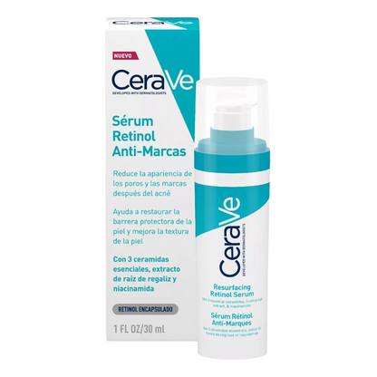 Serum Cerave Retinol Anti Marcas Con 3 Ceramidas 30ml Tipo De Piel Grasa