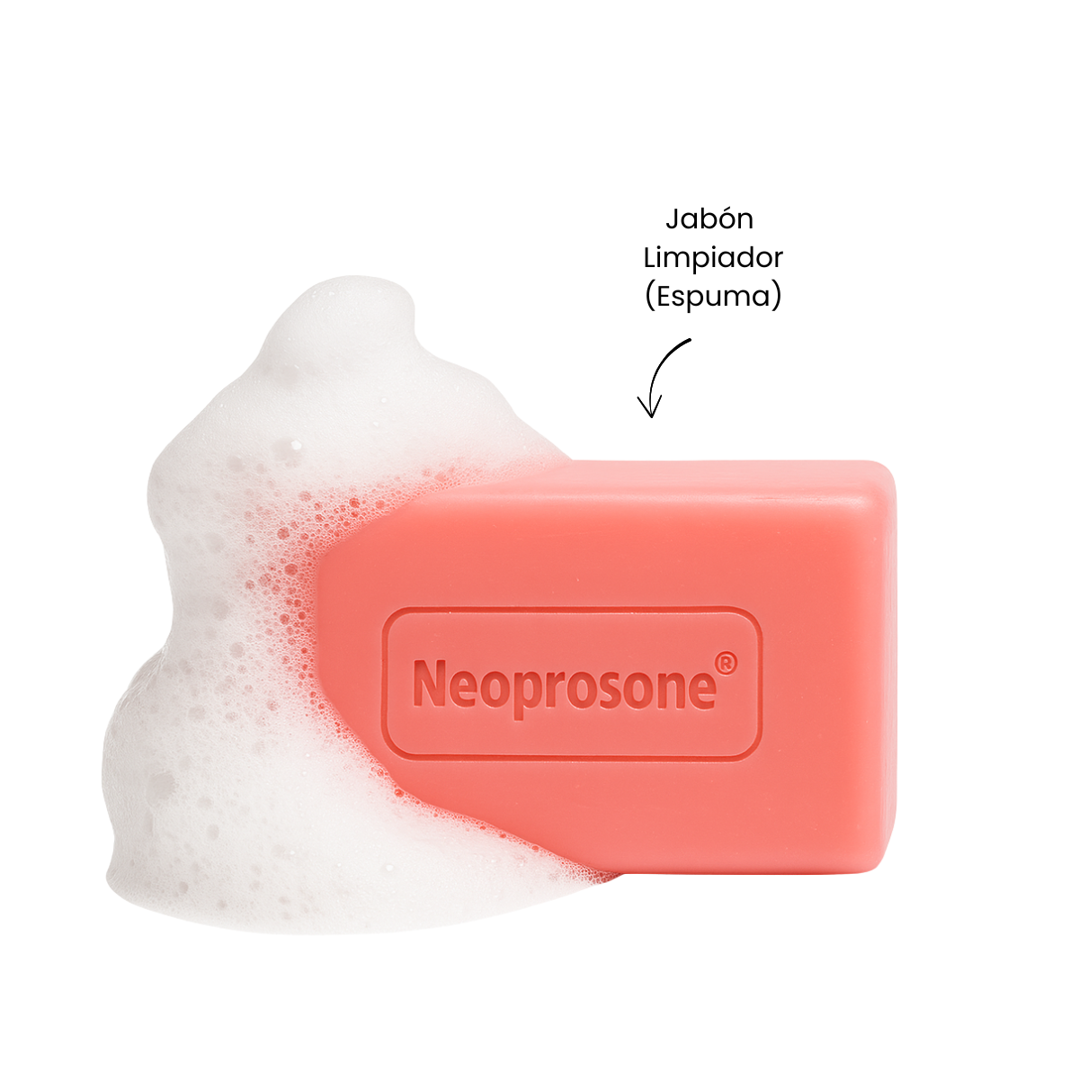 Neoprosone Skin Active Limpiador Facial Impurezas Express Jabon en Barra 80gr Aclara Antimanchas con Vitamina C Piel Mixta Acido Kojico Hidratante Despigmentante Niacinamide
