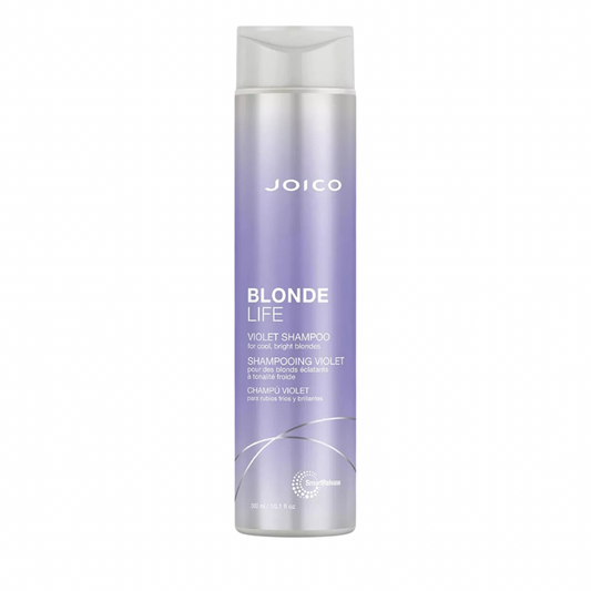 Shampoo Violeta Matizador de Rubio dorados y plateados de la marca de Joico Blonde Life Violet 300 Ml