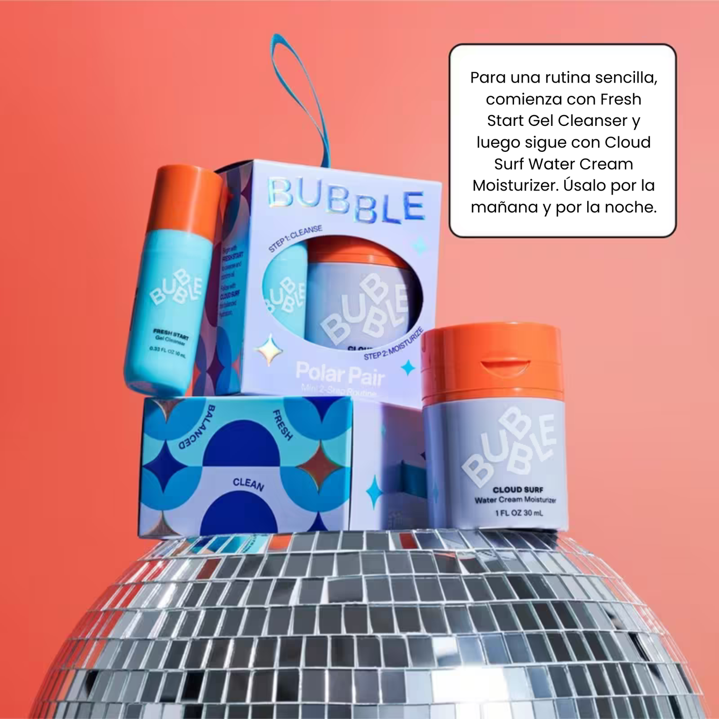 Bubble Skincare Polar Pair Mini 2 Step Routine