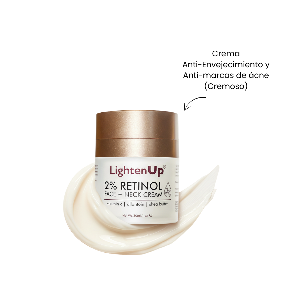 Lightenup crema Facial y Cuello Antiarrugas 30ml
