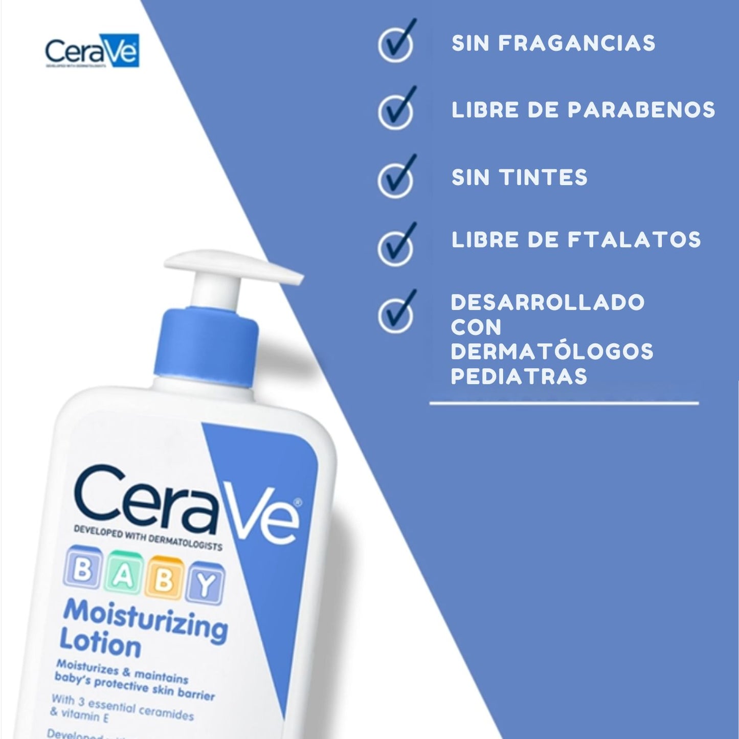 Loción Cerave Baby Con Ceramidas 237 Ml