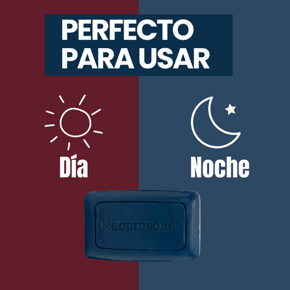 Limpiador Aclarante y Antibacteriano Neoprosone - Rostro y cuerpo - con Ácido Kójico Koji San y Niacinamida - Hidratante - Antimanchas AntiAcne, Borra Cicratices melasma Controla Grasa Jabon 80gr