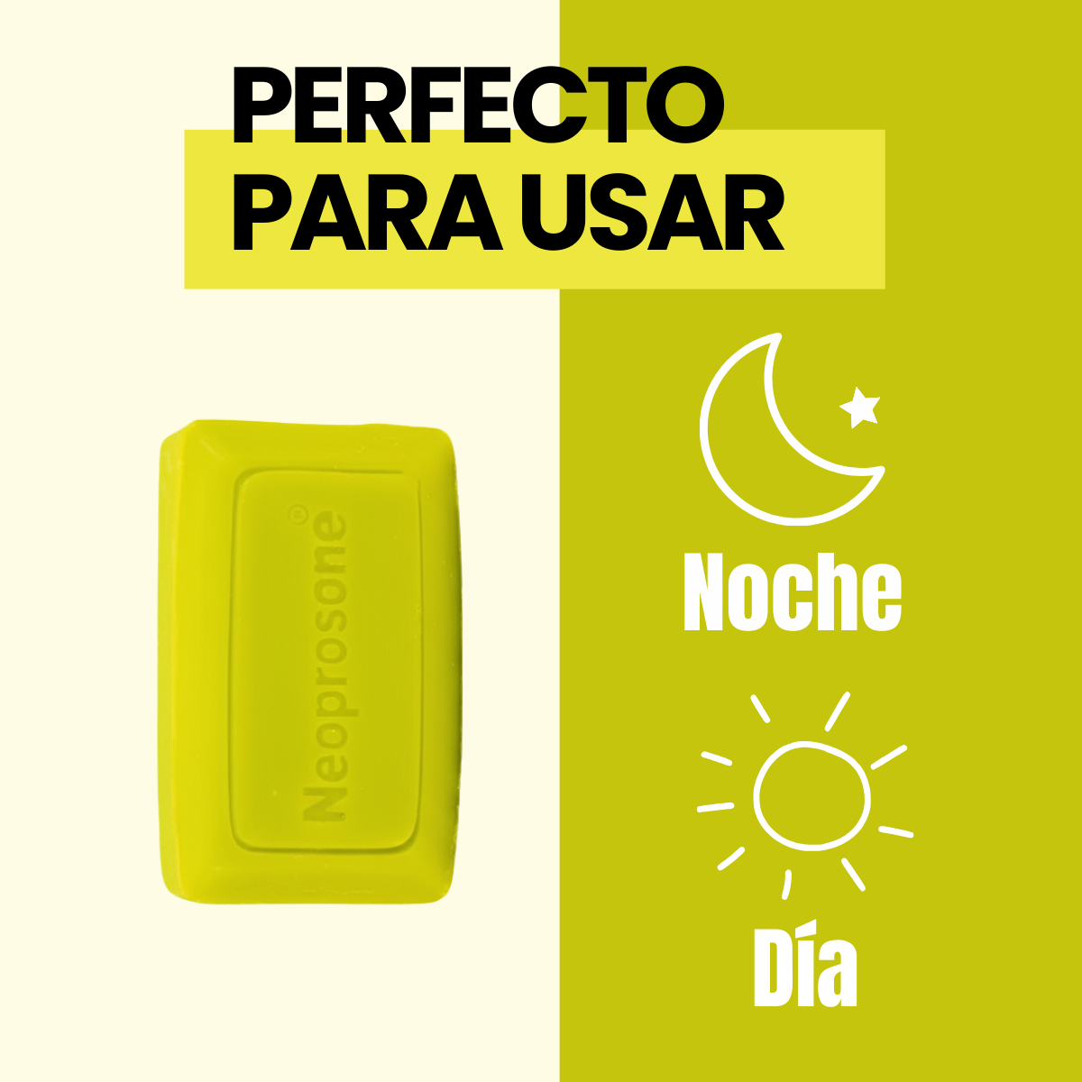 Jabón Facial Neoprosone Acido Hiauluronico Vitamina B3 Hidratante Anti-imperfecciones Con Vitamina C Jabón Citrico Aclarante 80g Piel Radiante Anti Manchas Despigmentante Iluminador Piel Sensible