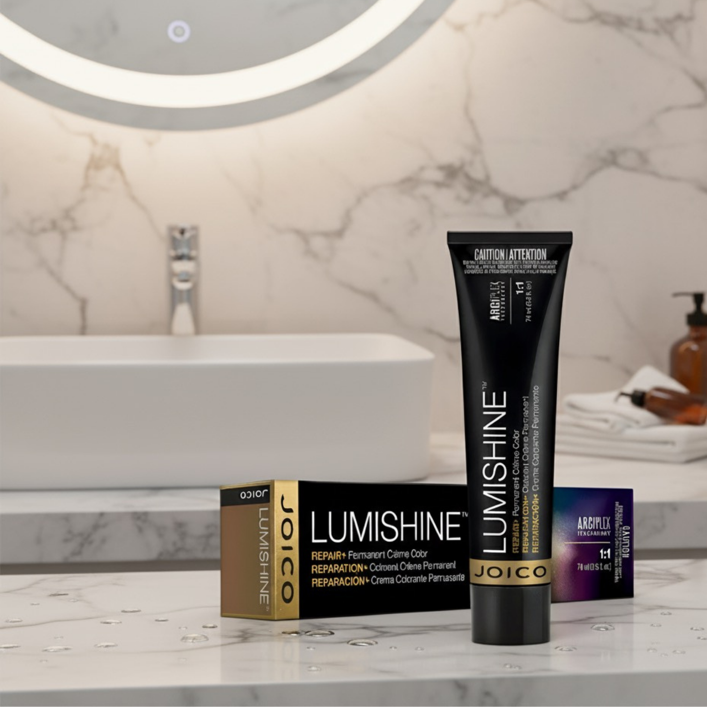 Tinte Para Cabello Permanente Luimishine Joico + Peroxido Decolorante 74ml