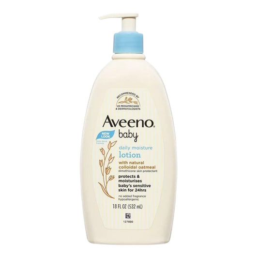 Aveeno Baby Loción Humectante Diaria Avena Natural 532ml