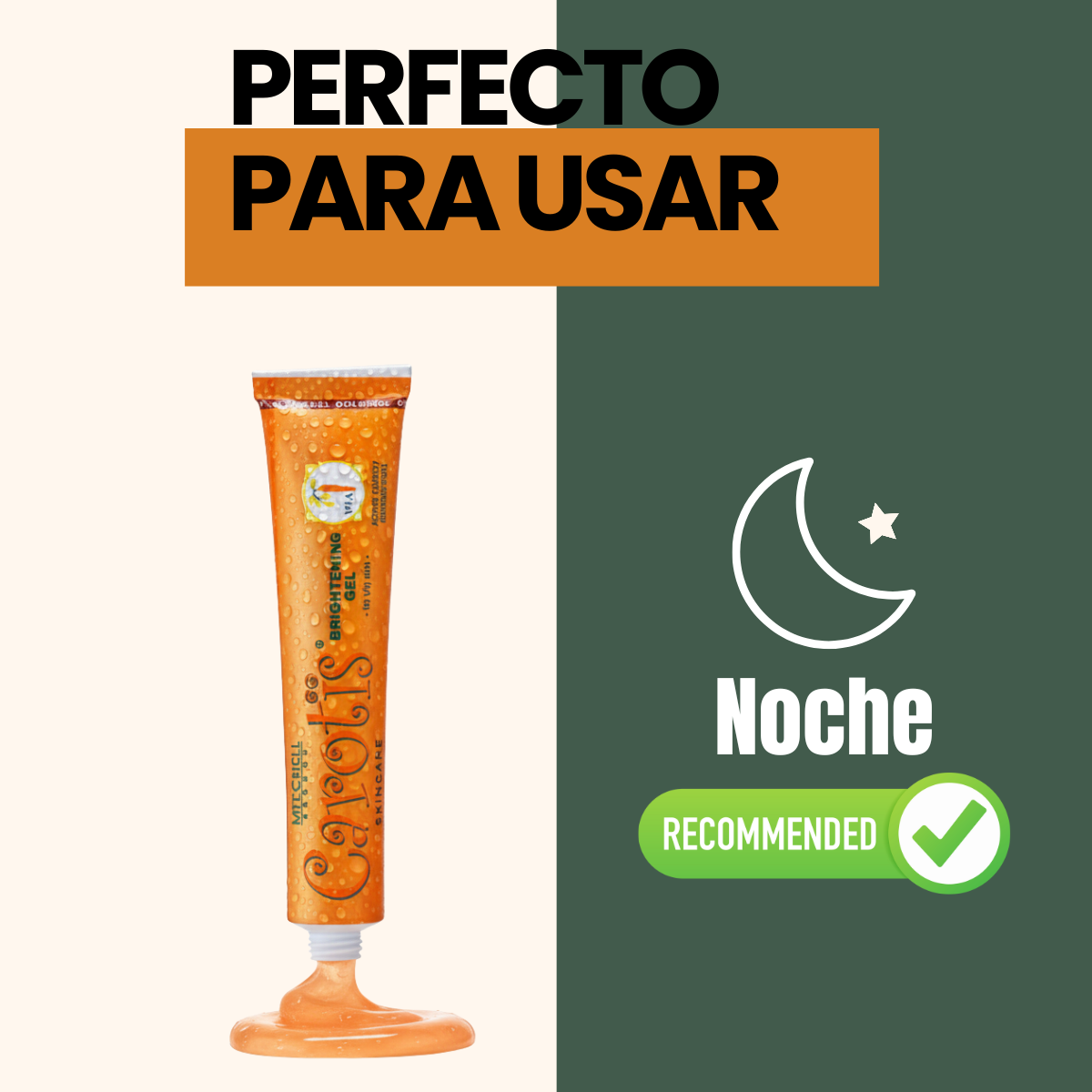 Carotis Skin Active Gel De Ojos Express Aclara con Vitamina C Niacinamida Y Cafeína Reduce Ojeras Para Todo El Rostro Cuidado Facial, Hidratante, Antiimperfecciones, Aceite De Zanahoria Despigmentante