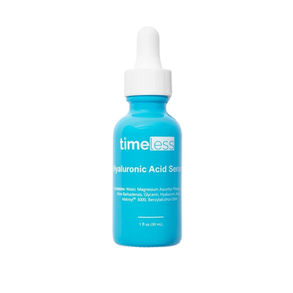 Suero facial con Vitamina C Timeless con Ácido Hialurónico - Para Todo tipo de piel - Antioxidante e Hidratante - 30ML