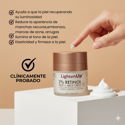 Lightenup crema Facial y Cuello Antiarrugas 30ml