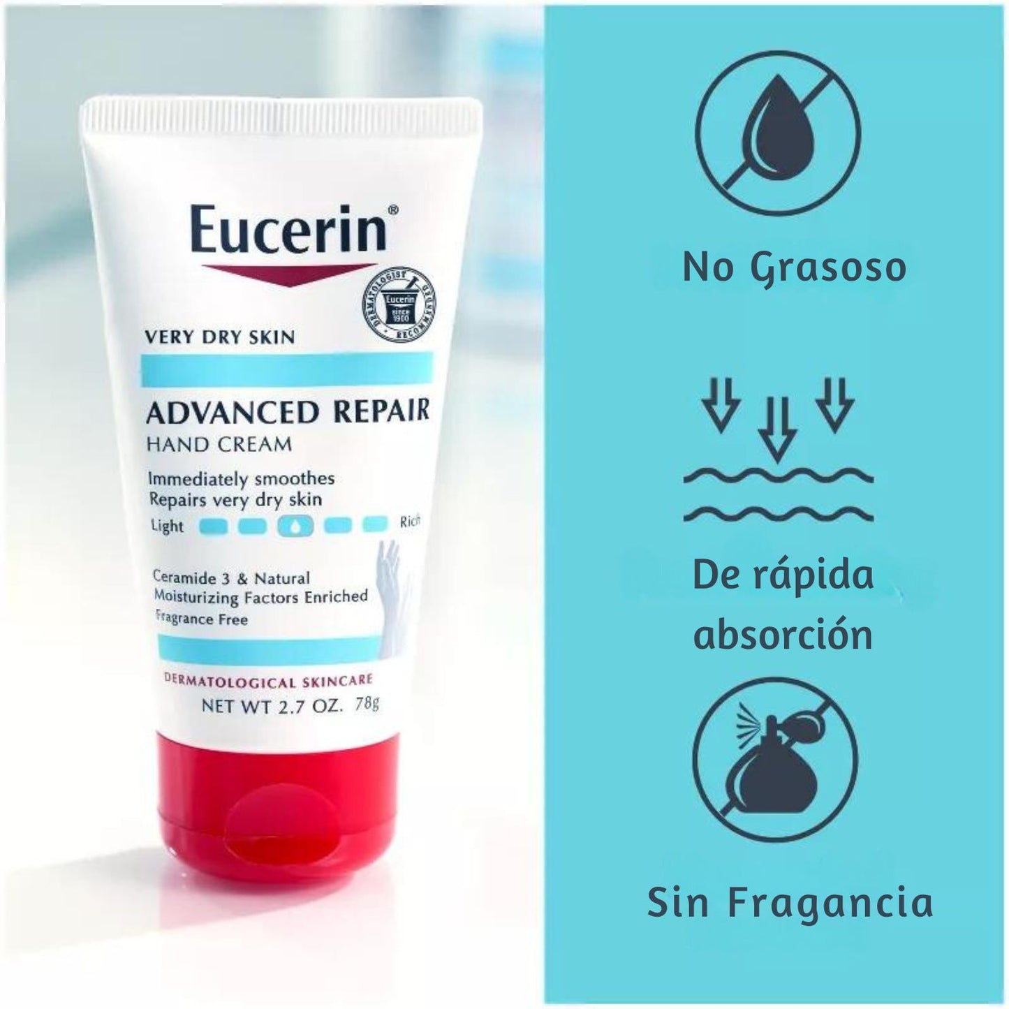 Eucerin Advanced Repair Crema Para Manos 78 G