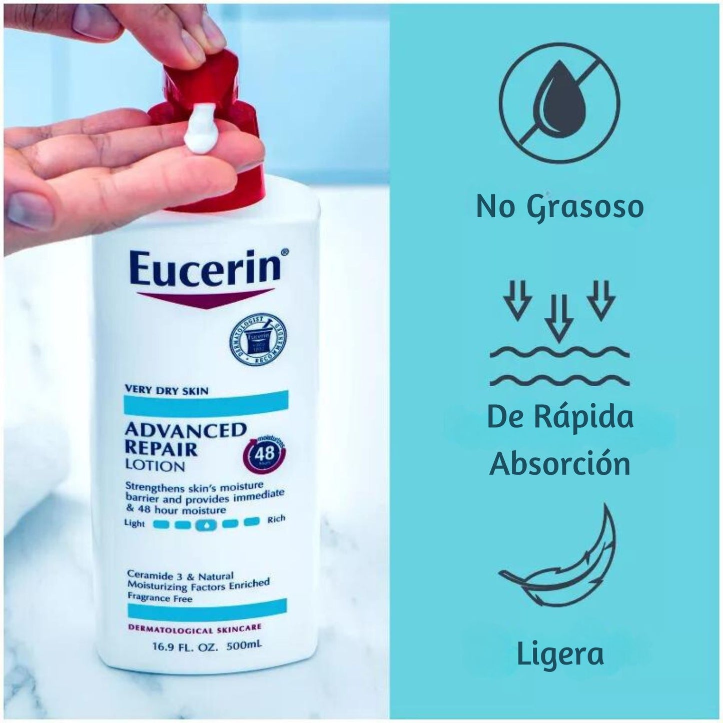 Crema Eucerin Advanced Repair 500ml