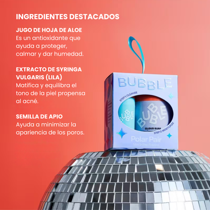 Bubble Skincare Polar Pair Mini 2 Step Routine