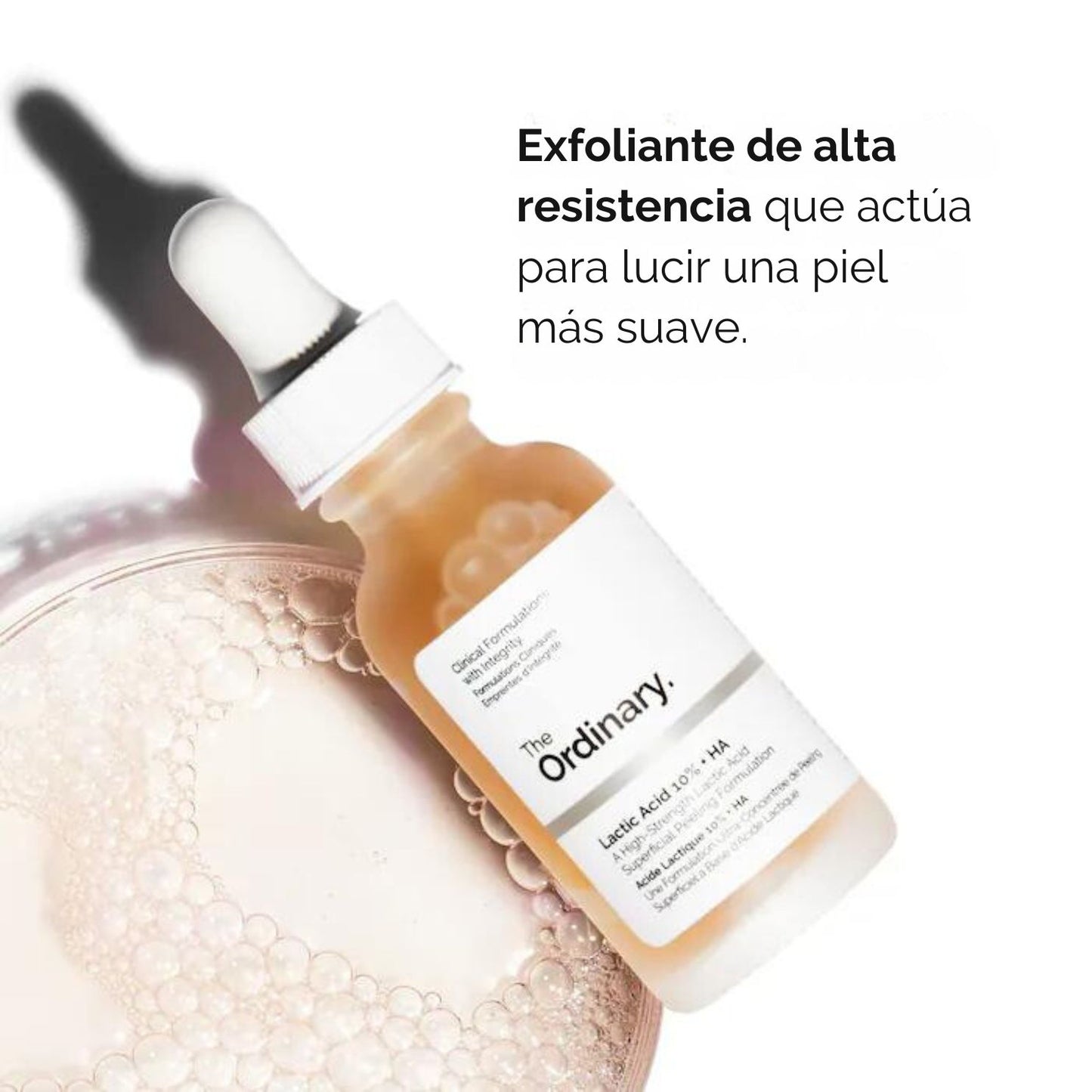 Serum The Ordinary Lactic Acid 10% + Ha Para Piel Normal De 30ml