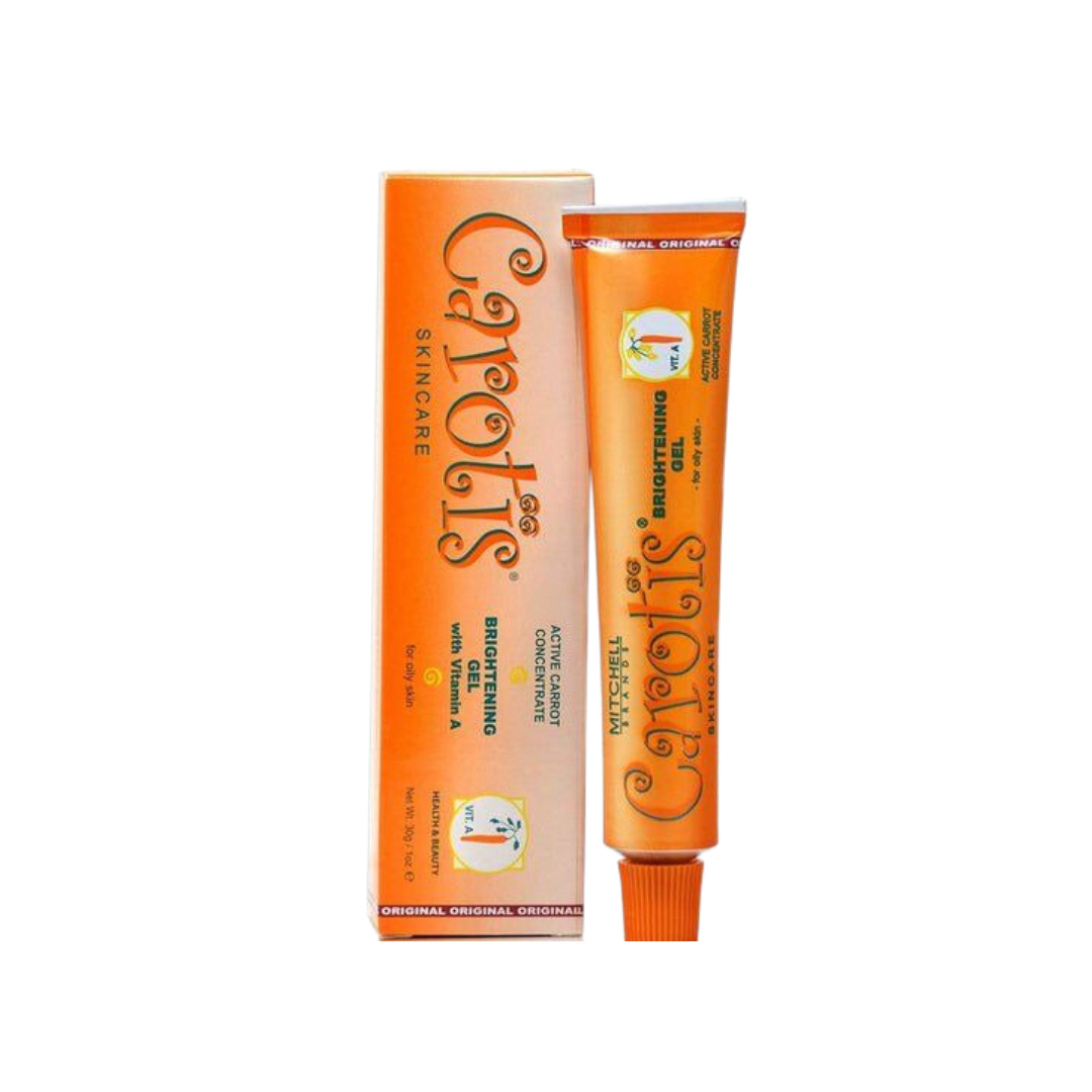 Crema Blanqueadora Aclarante Facial Y Corporal Carotis Con Vitamina C Alfa Arbutina Y Argán - Textura En Gel Con Ingredientes Naturales 30ml