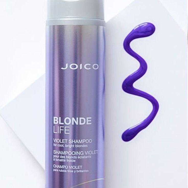 Shampoo Violeta Matizador de Rubio dorados y plateados de la marca de Joico Blonde Life Violet 300 Ml