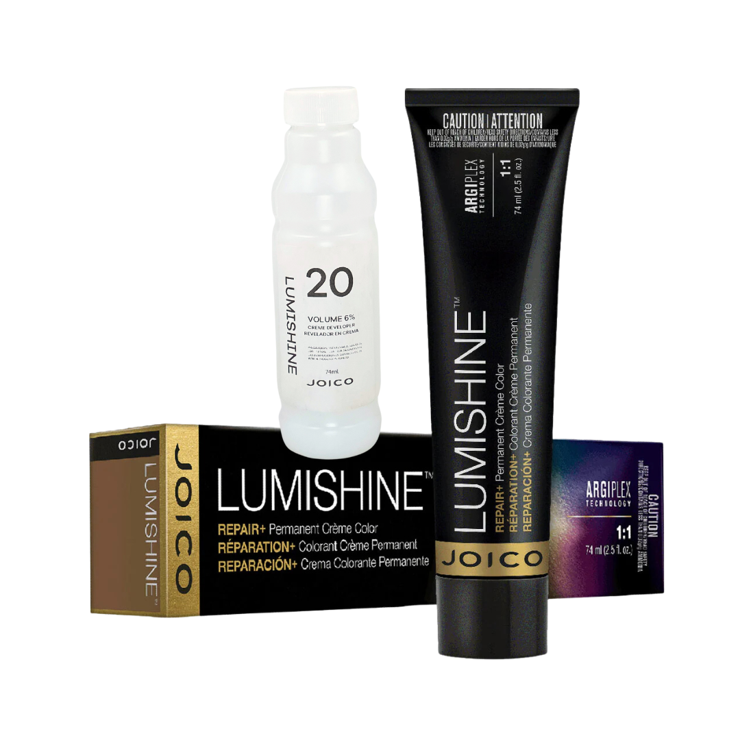 Tinte Para Cabello Permanente Luimishine Joico + Peroxido Decolorante 74ml