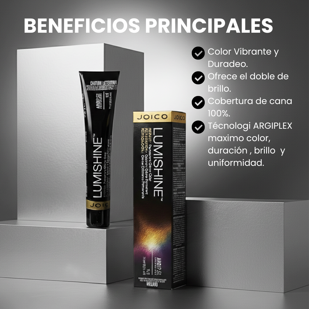 Tinte 9NV Para Cabello Permanente Luimishine Joico + Peroxido Decolorante 74ml