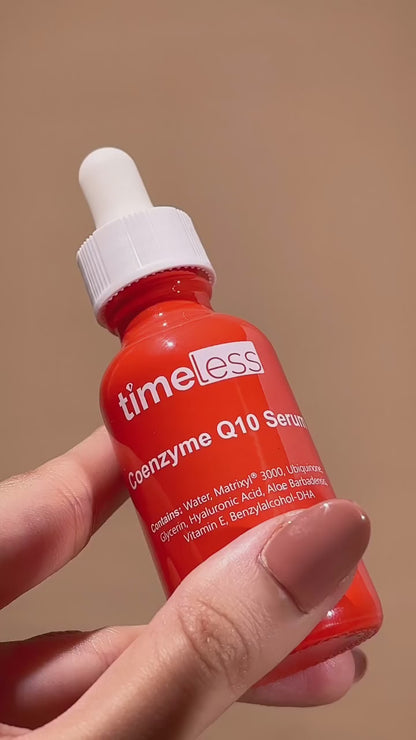 Serum Coenzima Q10 Con Matrixyl Y Ácido Hialurónico Marca Timeless Skin care 30ml